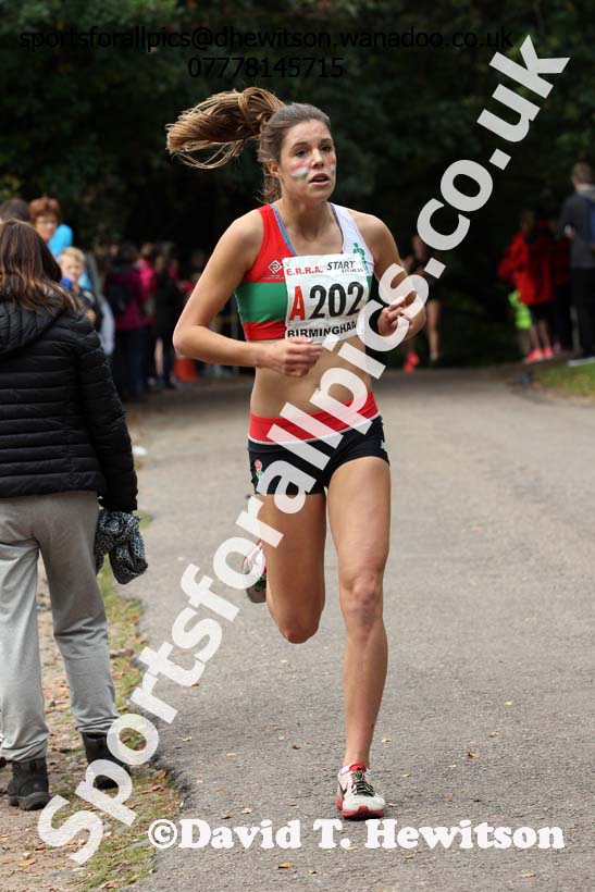 Womens under-17s ERRA Road Relays, Sutton Coldifield, Birmingham. Photo: David T. Hewitson/Sports for All Pics